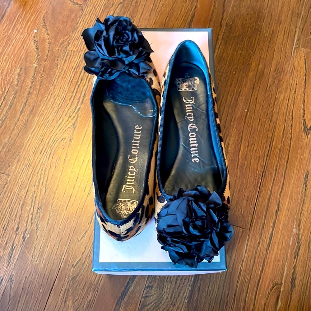 Juicy Couture Leopard Aubrey Flat